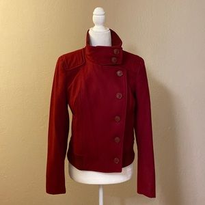 ❌SOLD❌ ✨NWOT Kenneth Cole New York Red Wool Cropped Coat. Size Small.